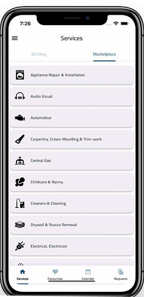Servvis mobile app